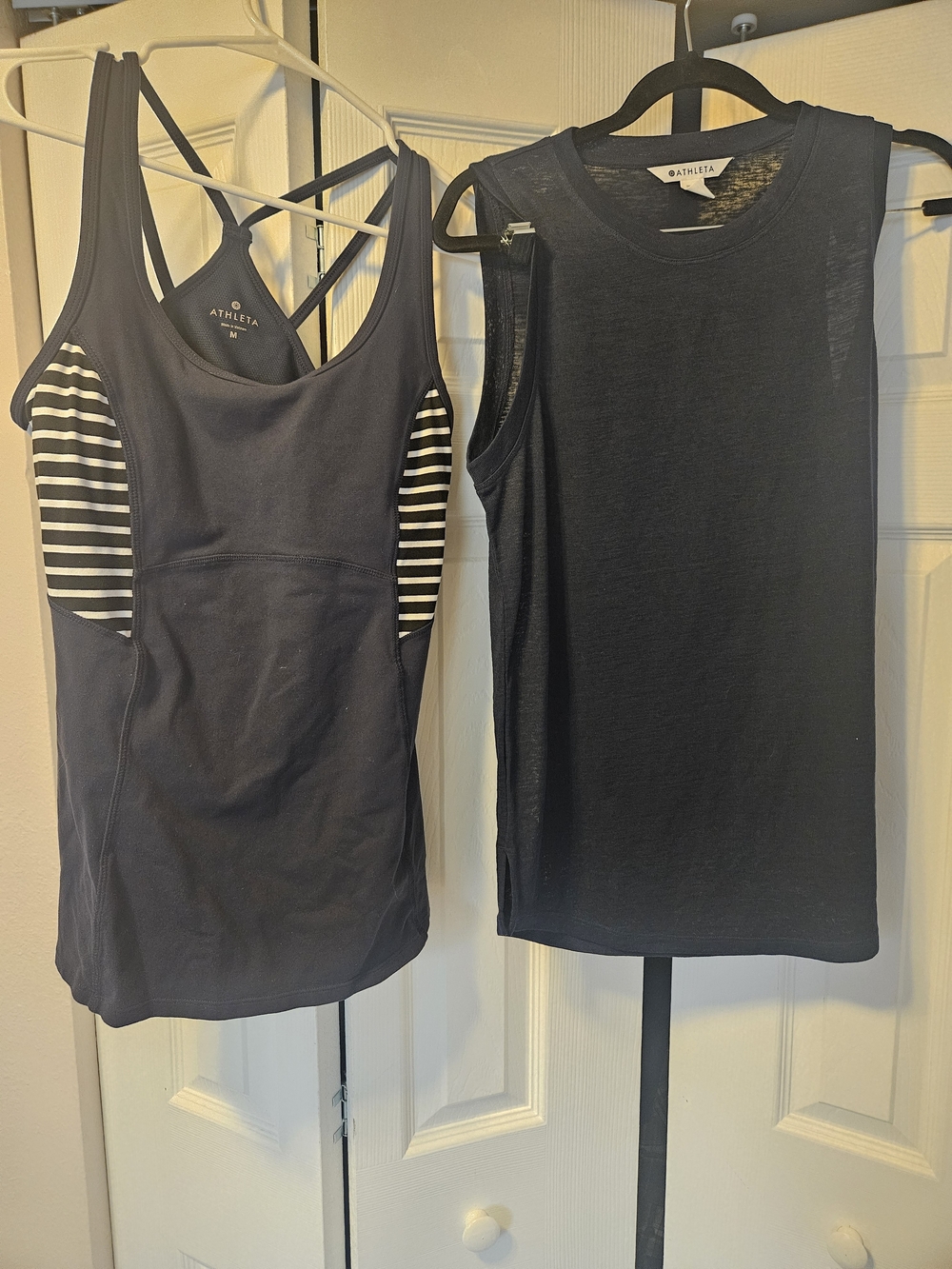 Athleta Navy Tank Top Duo- Medium - Picture 8 of 8